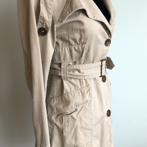 Miss sixty 100% cotton trench coat. Size Xs - Picture 4 of 11